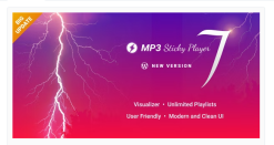 MP3 Sticky Player Wordpress Plugin 8.0