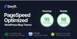 Swyft – PageSpeed Optimized WordPress Blog Theme 1.0.6