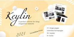 Keylin - WordPress Magazine and Blog Theme 1.9