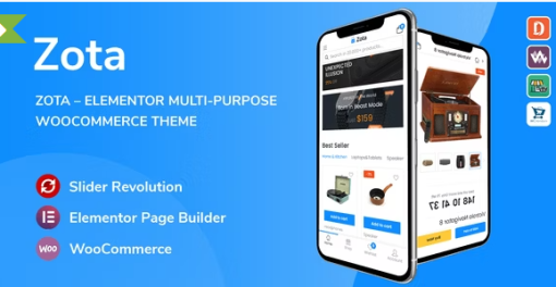 Zota E28093 Elementor Multi Purpose WooCommerce Theme