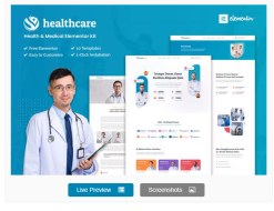 Healthcare - Health & Medical Elementor Template Kit