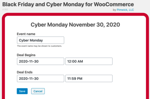 Pimwick E28093 WooCommerce Black Friday Pro