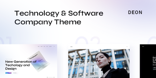 Deon Technology and Software Company Theme