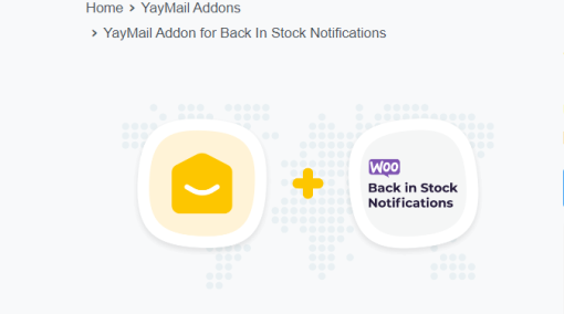 YayMail Addon for Back In Stock Notifications