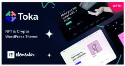 Toka – NFT and Crypto WordPress Theme 1.34