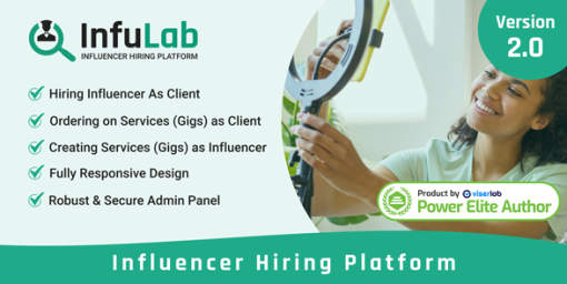 InfuLab Influencer Hiring Platform