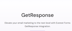 Everest Forms – GetResponse 1.0.1