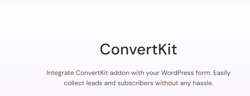 Everest Forms E28093 ConvertKit