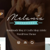 Melania | Handmade Blog & Crafts Shop Artistic WordPress Theme 2.13 3 21. 4