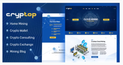 CrypTop - ICO Landing and CryptoCurrency WordPress Theme 1.0.9