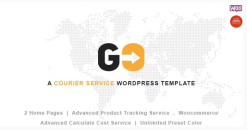 GO Courier– Delivery Transport WordPress Theme 1.0