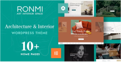 Ronmi - Architecture and Interior Design WordPress Theme 1.2.5