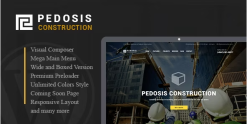 Pedosis - Construction Responsive WordPress Theme 1.0