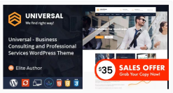 Universal - Business Consulting and Professional Services WordPress Theme 1.8