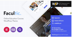 Facultic - Online Education Courses WordPress Theme 1.15