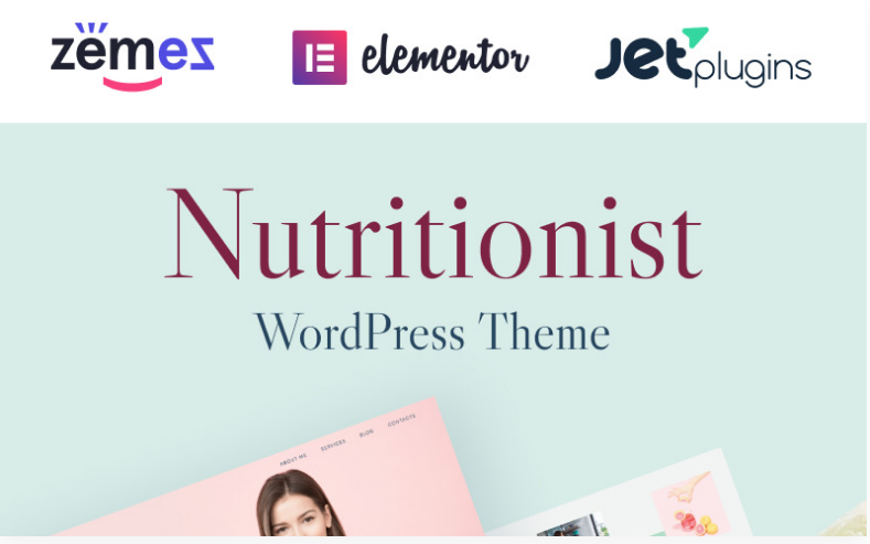 Healthera - Certified Nutritionist WordPress Theme
