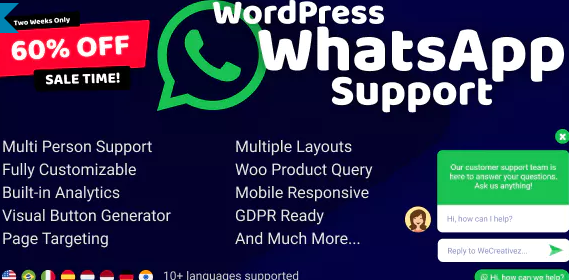 WordPress WhatsApp Support 2.5.0