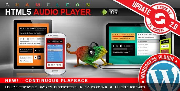 HTML5 Audio Player WordPress Plugin 3.5.6