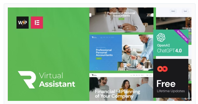 Revirta | Personal Virtual Assistant & Secretary WordPress Theme