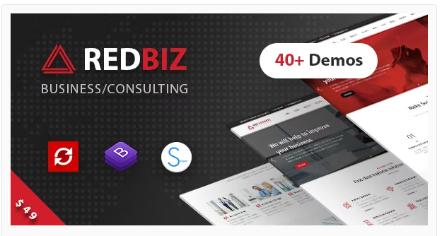 RedBiz - Finance & Consulting Multi-Purpose WordPress Theme 1.2.9