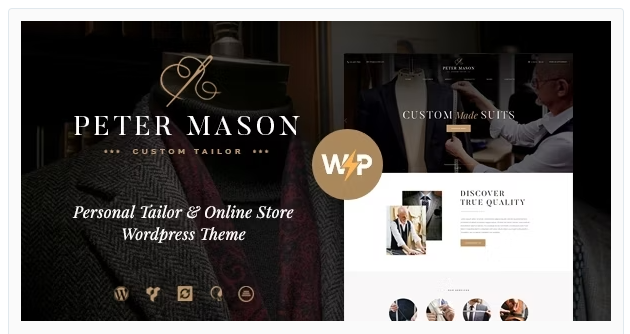 Peter Mason | Custom Tailoring and Clothing Store WordPress Theme 1.4.3