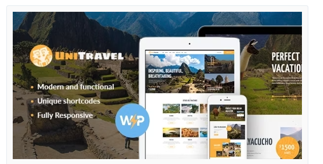 UniTravel | Travel Agency & Tourism Bureau WordPress Theme