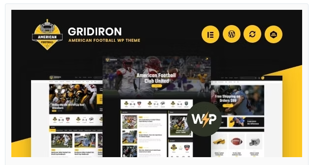 Gridiron | American Football & NFL Superbowl Team WordPress Theme