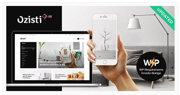 Ozisti | A Multi-Concept WooCommerce WordPress Theme Augmented Reality Store Ready
