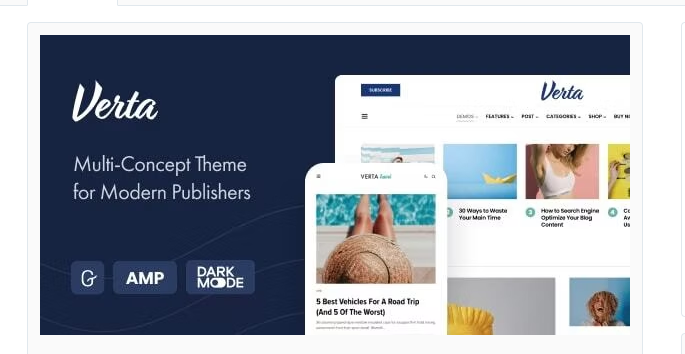 Verta – Multi-Concept WordPress Theme 1.0.9