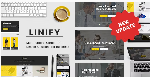 Linify - Multipurpose Corporate WordPress Theme 1.9