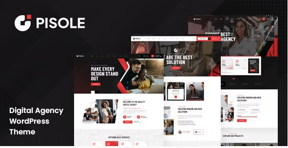 Pisole - Digital Creative Agency WordPress Theme 1.0