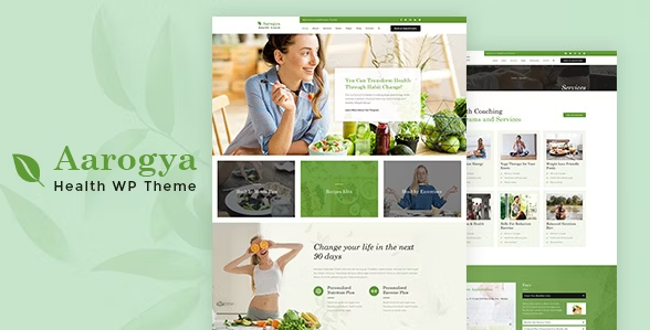 Aarogya | Nutrition & Dietitian WordPress Theme 2.6