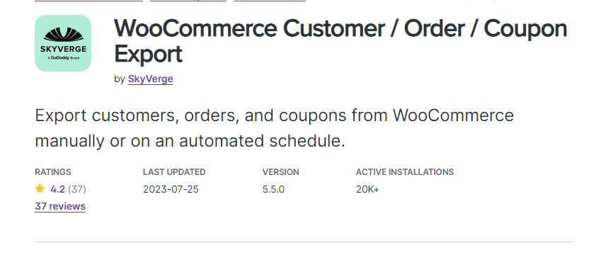 WooCommerce – Customer Order Coupon Export 5.5.0