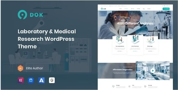Ninedok - Laboratory & Research WordPress Theme 1.1.4