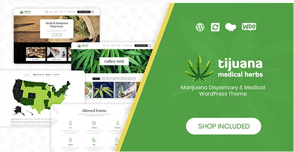 Tijuana - Marijuana Dispensary & Medical WordPress Theme 1.8