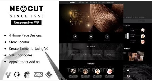 Neo Salon | Barber Shop WordPress Theme 3.5