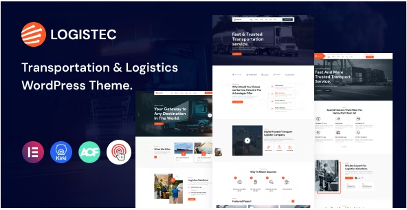 Logistec - Transportation & Logistics WordPress Theme 1.0.8