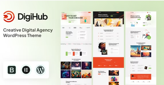 Digihub - Digital Agency WordPress Theme 1.0