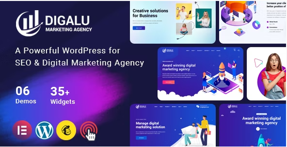 Digalu - Digital Marketing Agency WordPress 1.0