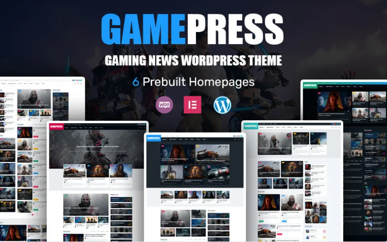 GamePress - Gaming News WordPress Theme 1.9