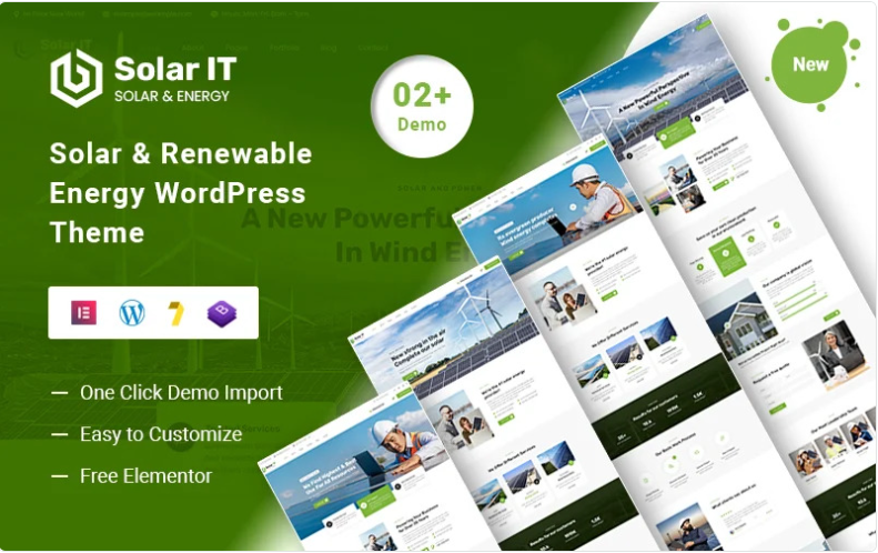 Solar-IT – Solar & Renewable Energy WordPress Theme