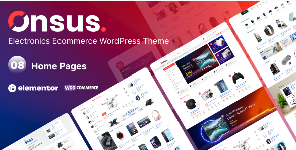 Onsus - Electronics E-commerce WordPress Theme 1.0.5