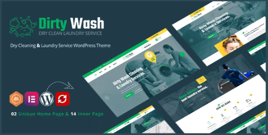 DirtyWash – Laundry Service WordPress Theme 1.0.6