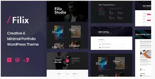 Filix - Creative Minimal Portfolio WordPress Theme