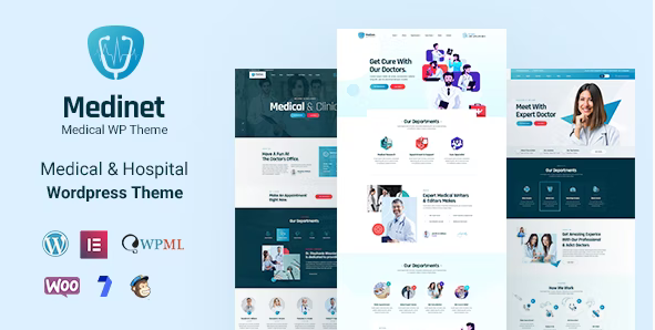 Medinet - Medical and Health WordPress Theme +RTL 2.2.6 3 20. 5