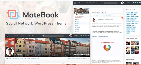 Matebook - Social Network WordPress Theme