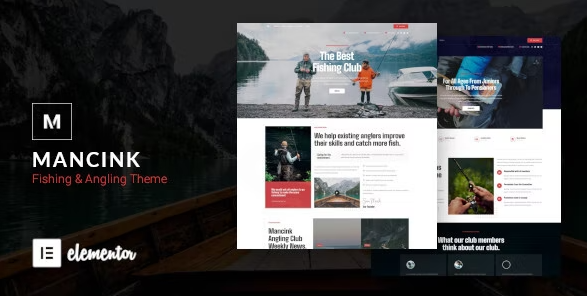 Mancink - Fishing & Angling Club WordPress Theme