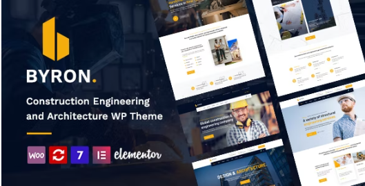 Byron | Construction and Engineering WordPress Theme  1.23