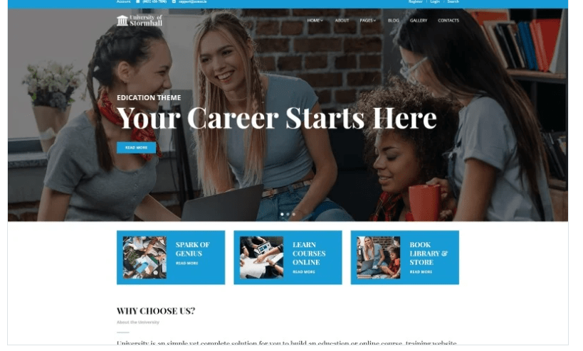 University of Stormhall - University Responsive Joomla Template 1 University of Stormhall - University Responsive Joomla Template