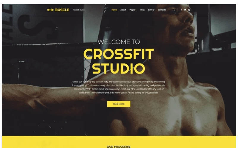 Muscle - Sports Clean Joomla Template 6 Muscle - Sports Clean Joomla Template
